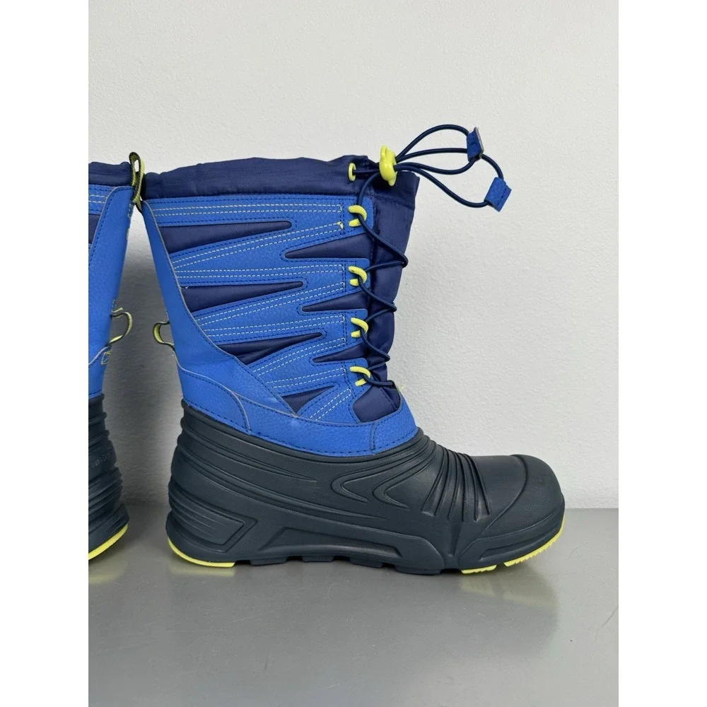 Merrell Snow Quest Lite 3.0 Boots Youth Kids 7 M‎ Waterproof Rubber Winter Blue